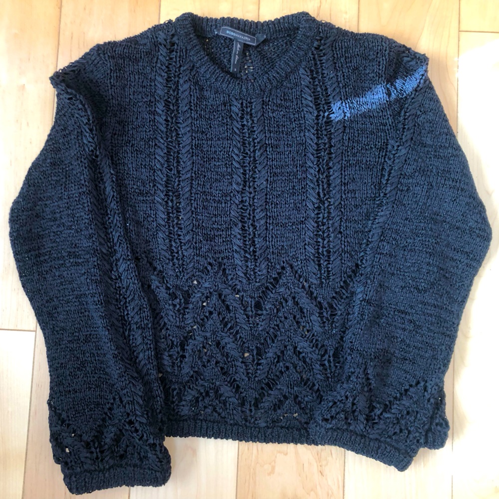 Great play of texture in this short dressy top